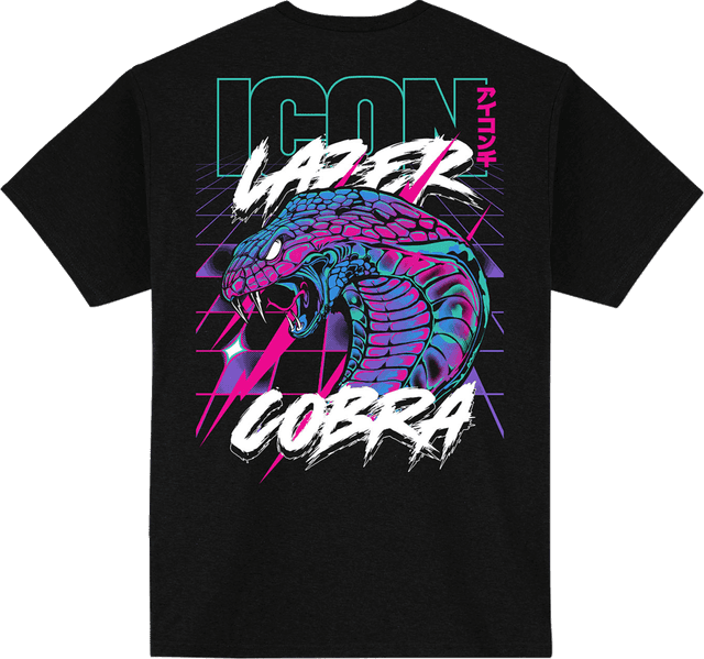 ICON 3030-25571 Lazer Cobra™ T-Shirt - Black - 2XL — image 2 of 2