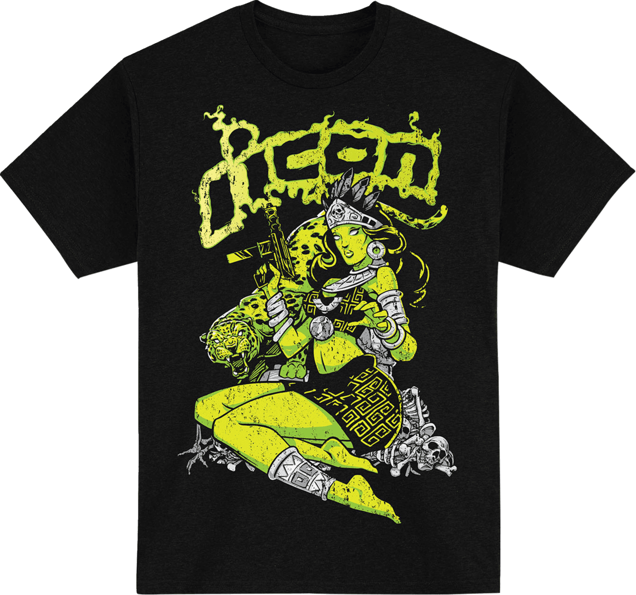 ICON 3030-25572 Aztec Nine™ T-Shirt - Black - Small