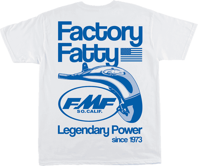 FMF 3030-25592 Factory Fatty T-Shirt - White - Small — image 2 of 2