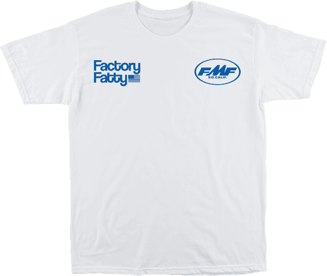 FMF 3030-25593 Factory Fatty T-Shirt - White - Medium — image 1 of 2