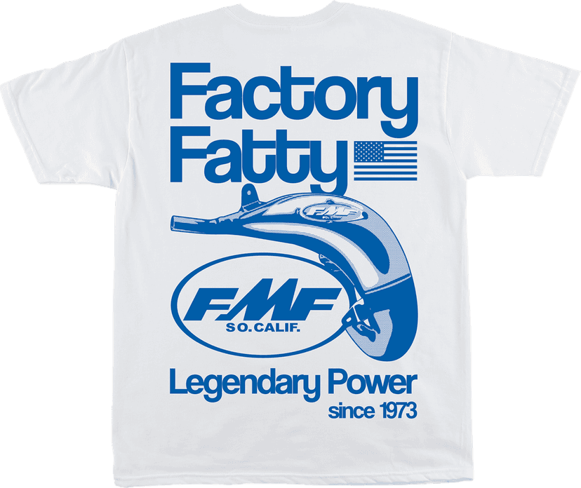 FMF 3030-25596 Factory Fatty T-Shirt - White - 2XL — image 2 of 2