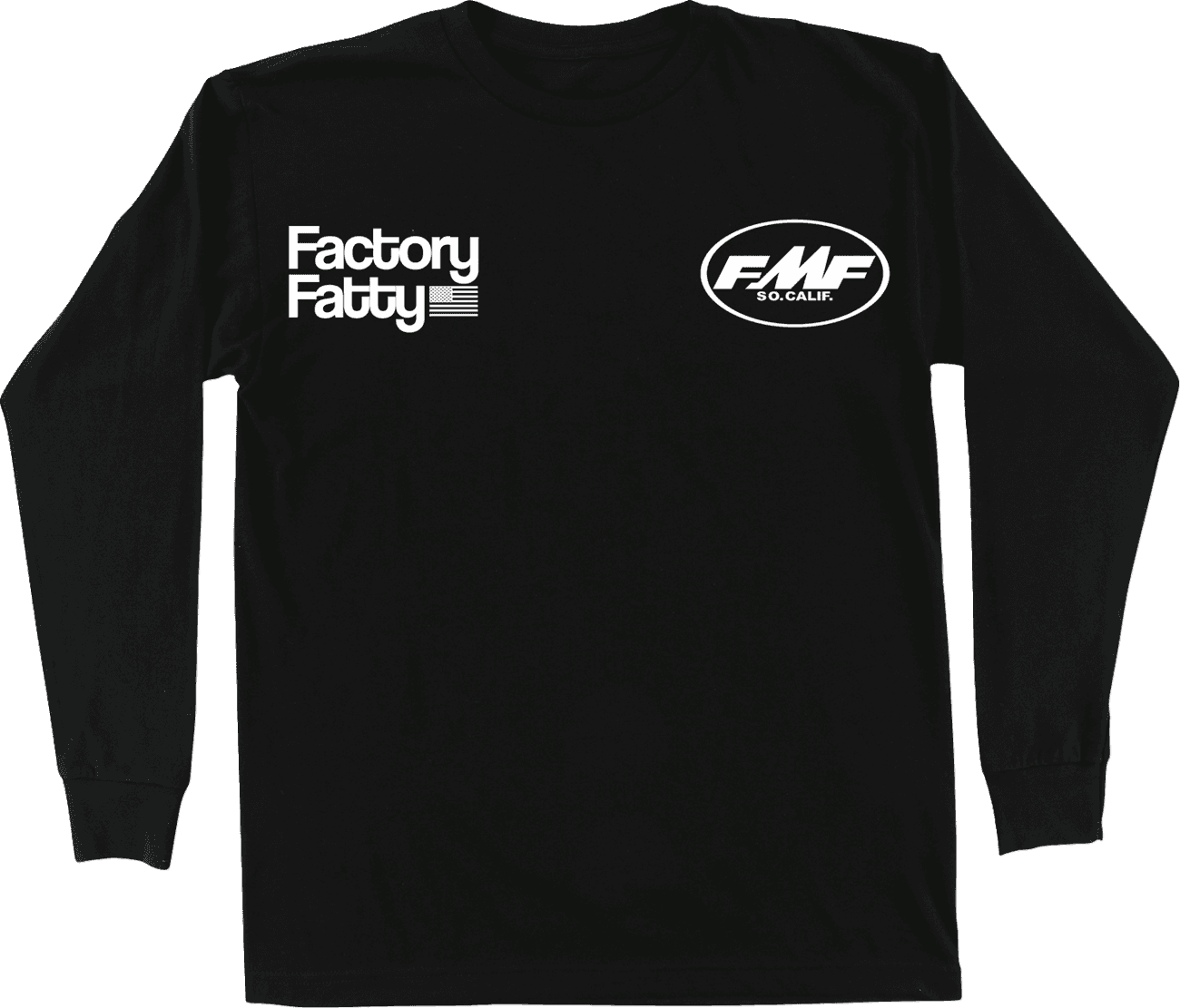 FMF 3030-25614 Factory Fatty Long-Sleeve T-Shirt - Black - Large