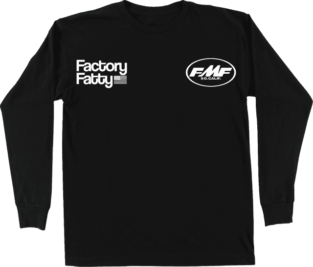 FMF 3030-25614 Factory Fatty Long-Sleeve T-Shirt - Black - Large — image 1 of 2
