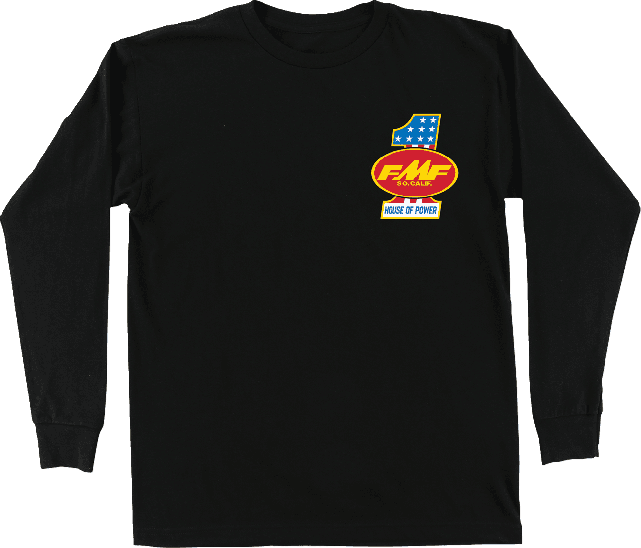 FMF 3030-25626 America First Long-Sleeve T-Shirt - Black - 2XL