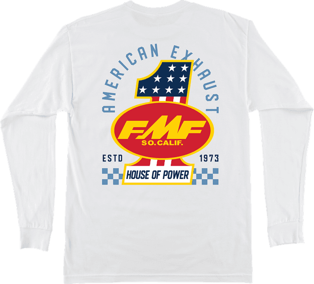 FMF 3030-25628 America First Long-Sleeve T-Shirt - White - Medium — image 2 of 2