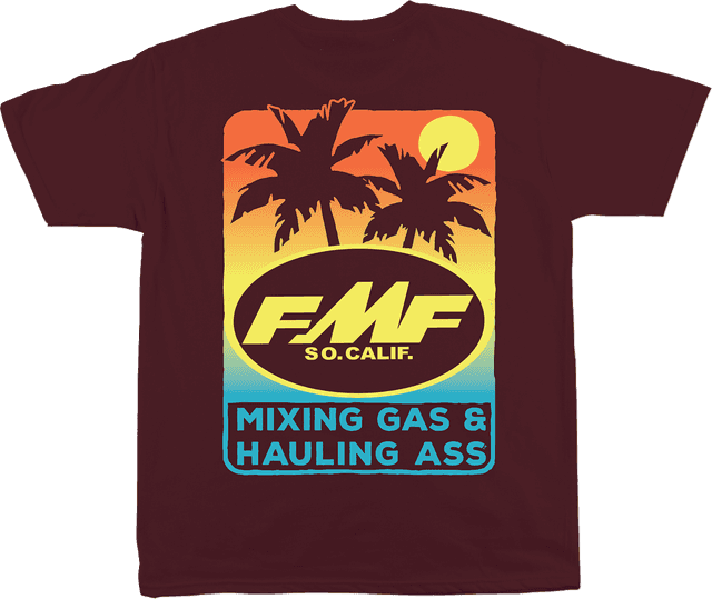 FMF 3030-25771 Sun City T-Shirt - Maroon - XL — image 2 of 2
