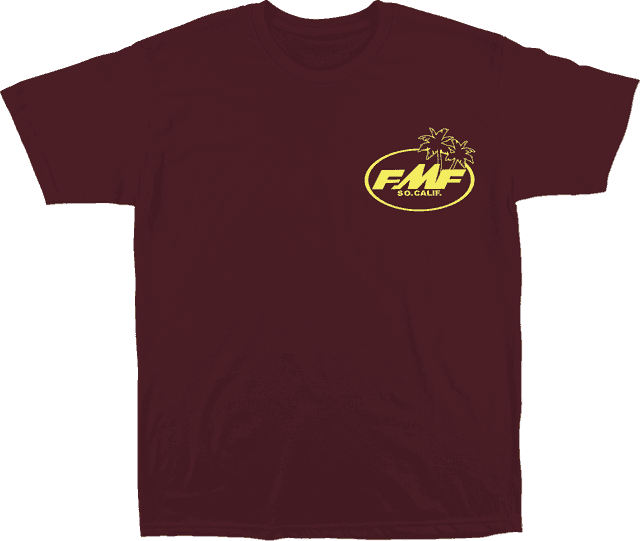 FMF 3030-25772 Sun City T-Shirt - Maroon - 2XL — image 1 of 2