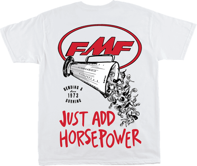 FMF 3030-25784 Horse Power T-Shirt - White - 2XL — image 2 of 2