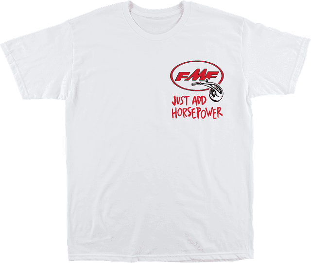 FMF 3030-25784 Horse Power T-Shirt - White - 2XL — image 1 of 2