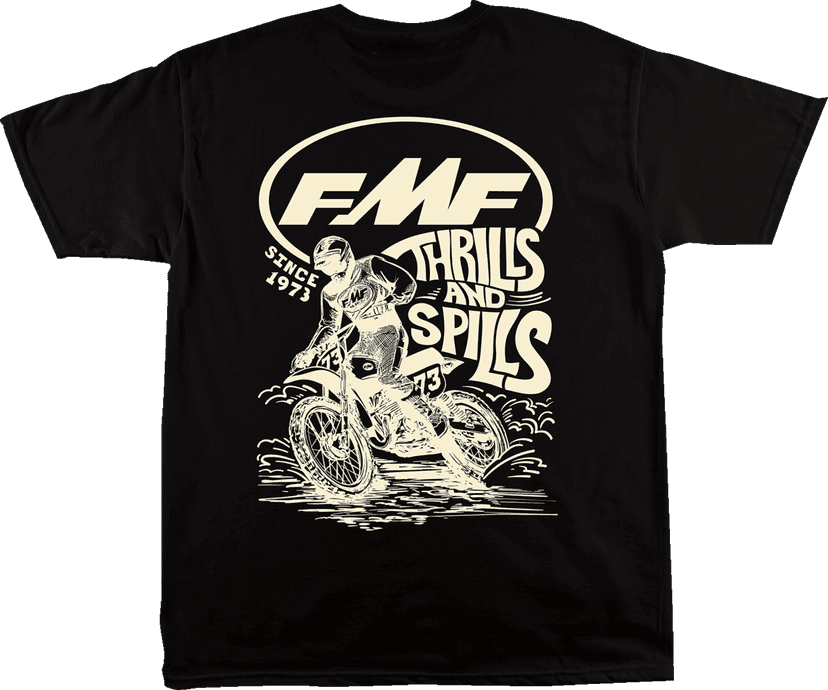 FMF 303025978 Lean In T-Shirt - Black - 2XL — image 2 of 2
