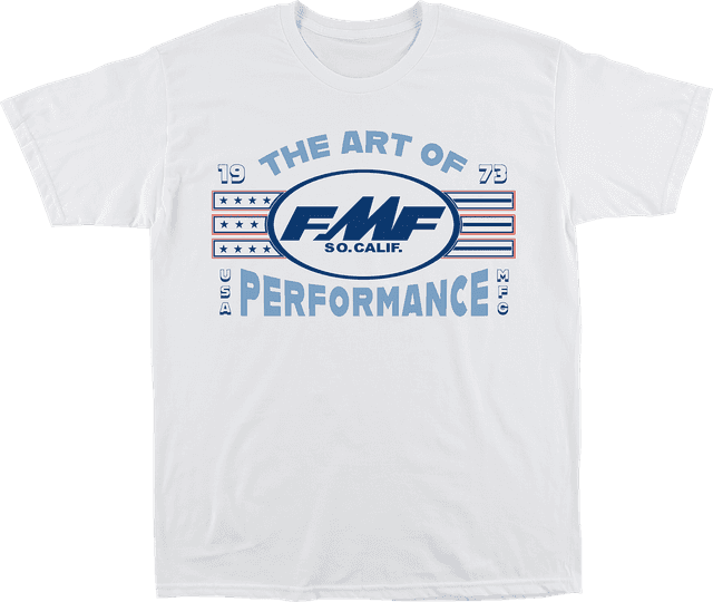 FMF 303025980 Lean In T-Shirt - White - Large