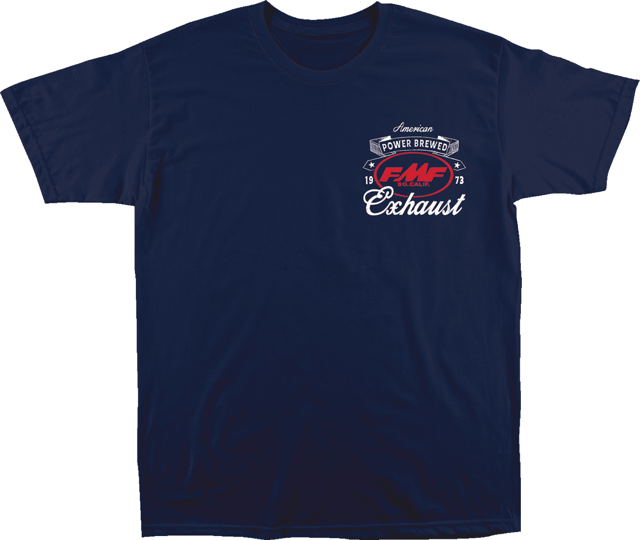 FMF 303025989 Racing in the USA T-Shirt - Navy - XL