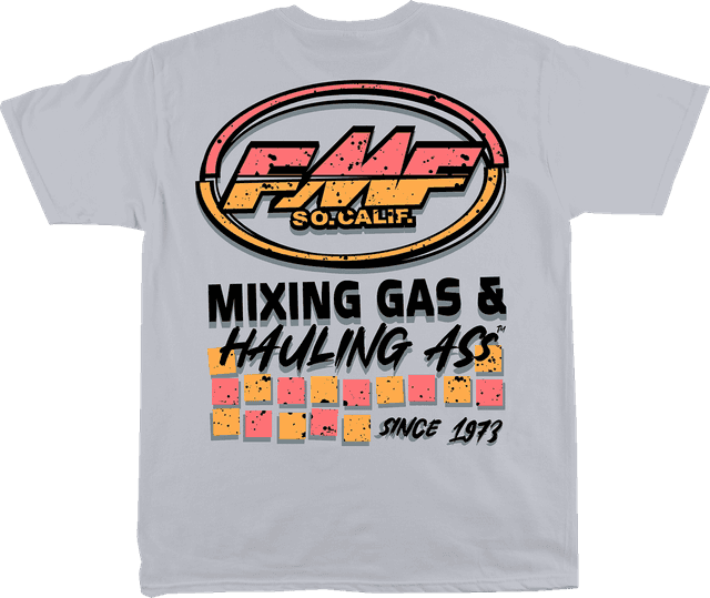 FMF 303026012 Askew T-Shirt - Silver - Medium — image 2 of 2