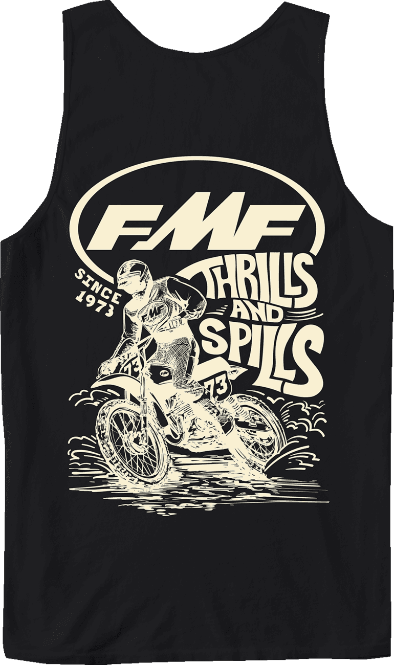 FMF 303026016 Lean In Tank Top - Black - Medium — image 2 of 2