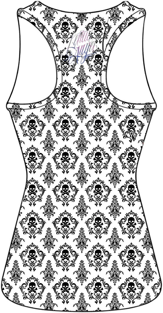 LETHAL THREAT 3031-3349 Women's Painted Soul Tank Top - White - Large — image 2 of 2