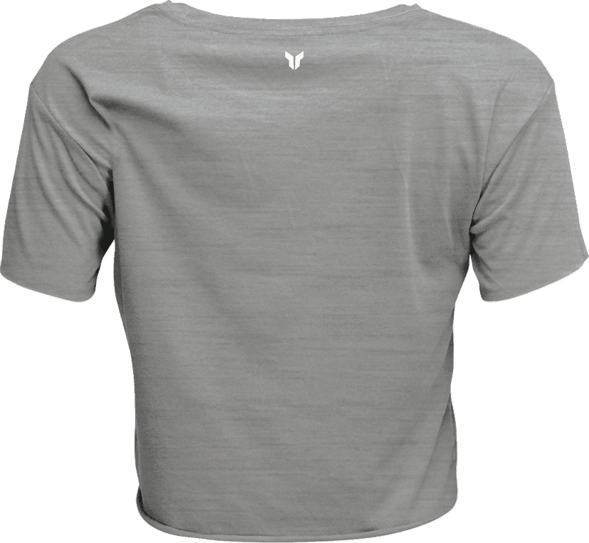 THOR 3031-4311 Women's Corp Crop T-Shirt - Heather Gray - XL — image 2 of 2