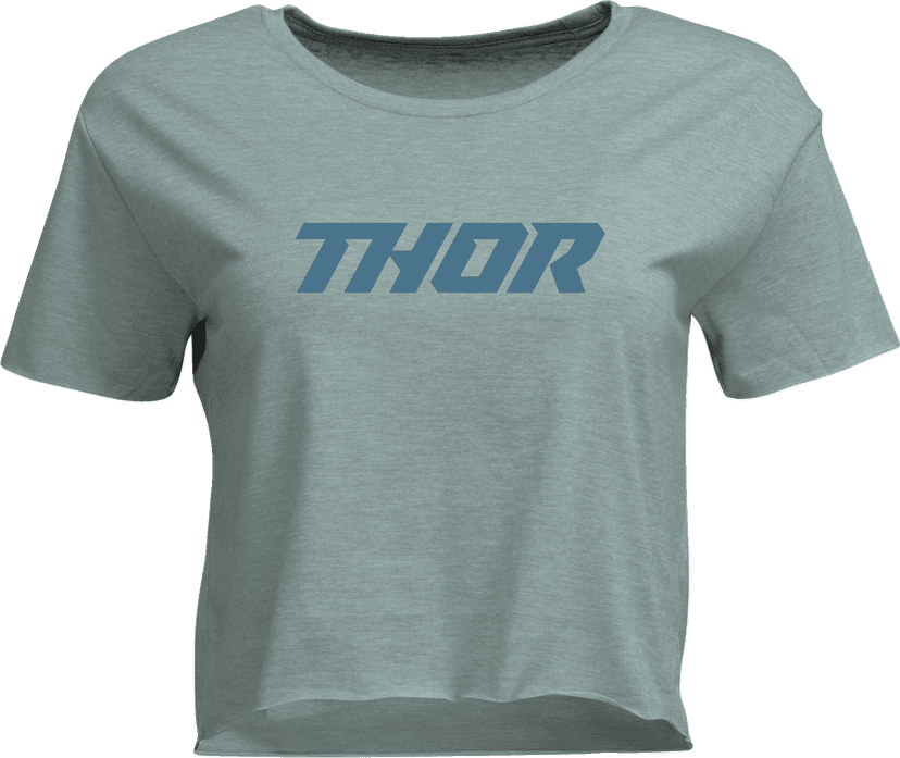 THOR 3031-4315 Women's Corp Crop T-Shirt - Mineral - XL — image 1 of 2