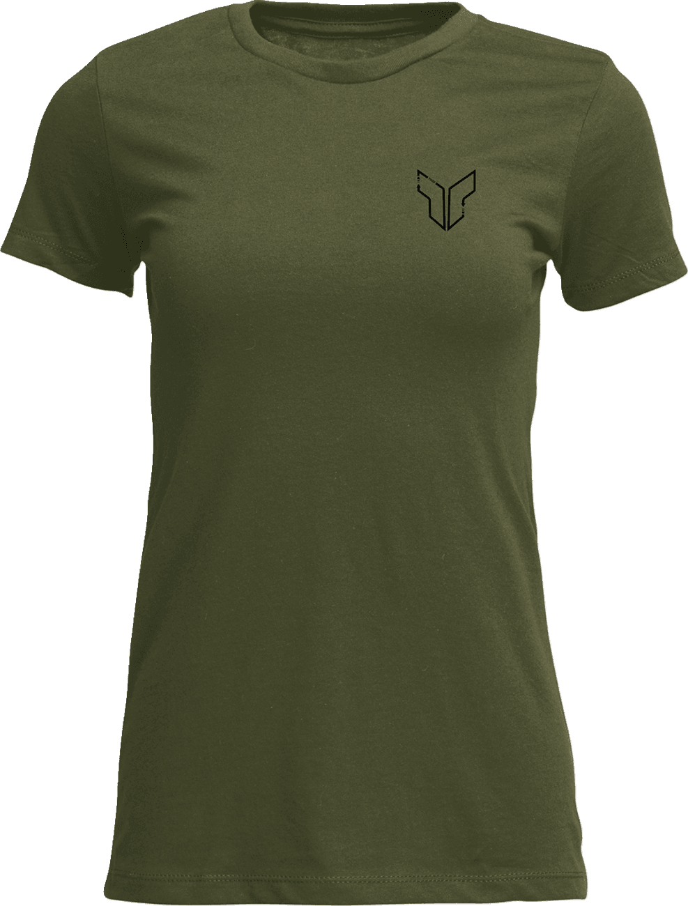 THOR 3031-4337 Women's Patched Up T-Shirt - Military Green - XL