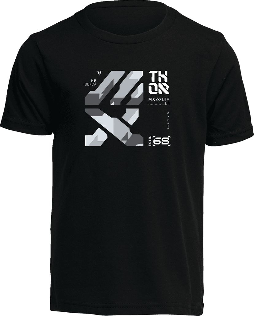 THOR 3032-3856 Youth Forge T-Shirt - Black - XL — image 1 of 2