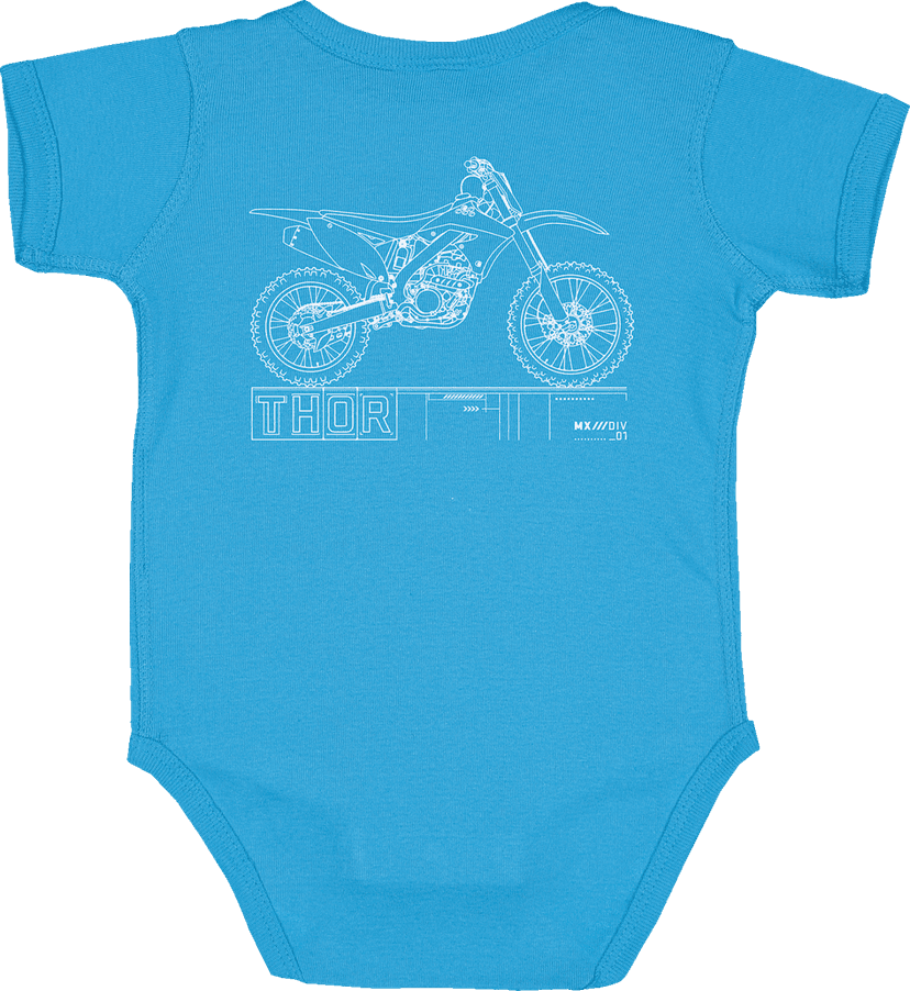THOR 3032-3858 Infant Blueprint Supermini - Cobalt - 6-12 Month — image 2 of 2