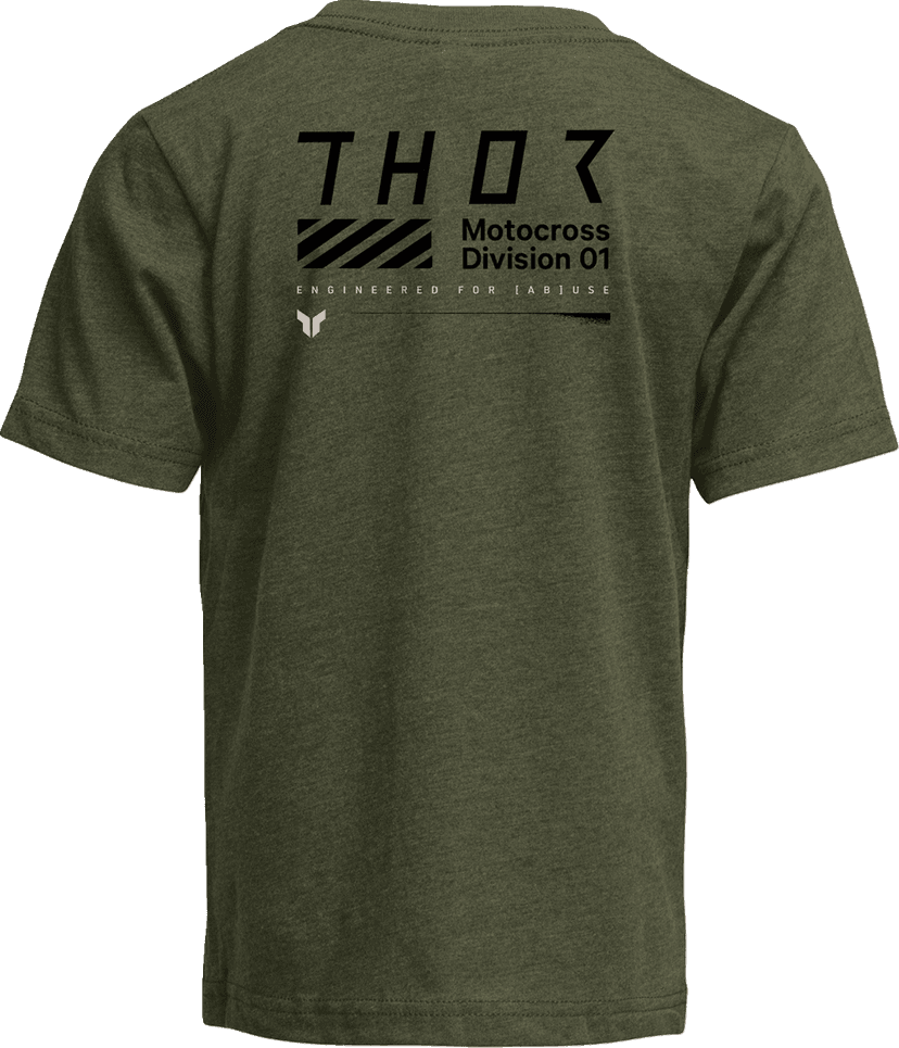 THOR 3032-3913 Youth Stamp T-Shirt - Olive - Medium — image 2 of 2