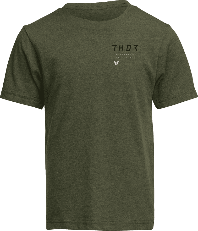THOR 3032-3914 Youth Stamp T-Shirt - Olive - Large — image 1 of 2