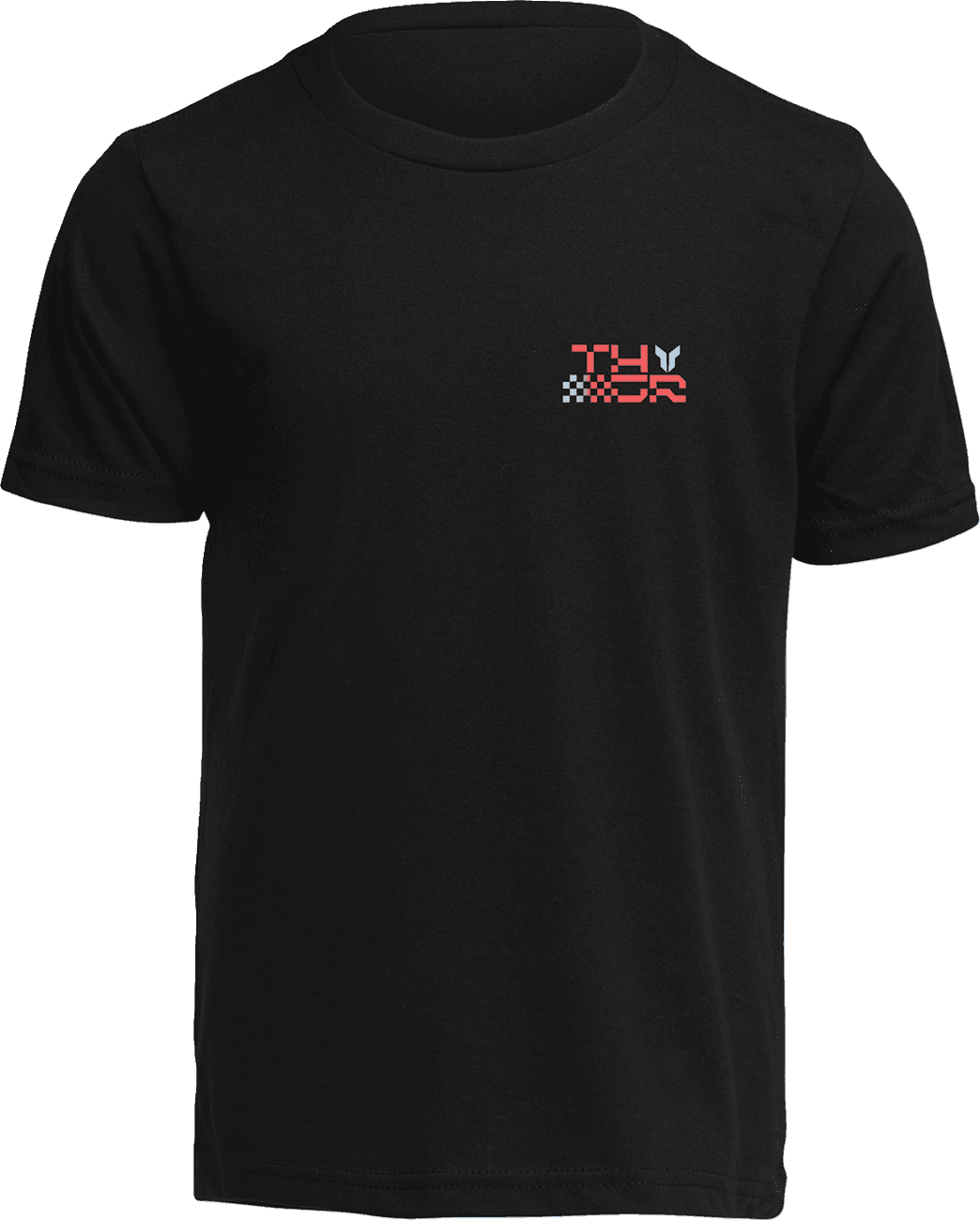 THOR 3032-3919 Youth Vantage T-Shirt - Black - Large