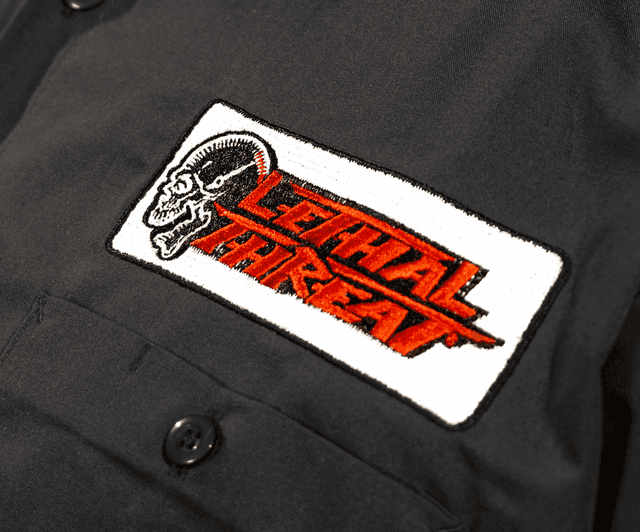 LETHAL THREAT 3040-3325 Motorhead Garage Shop Shirt - Gray - 3XL — image 2 of 2