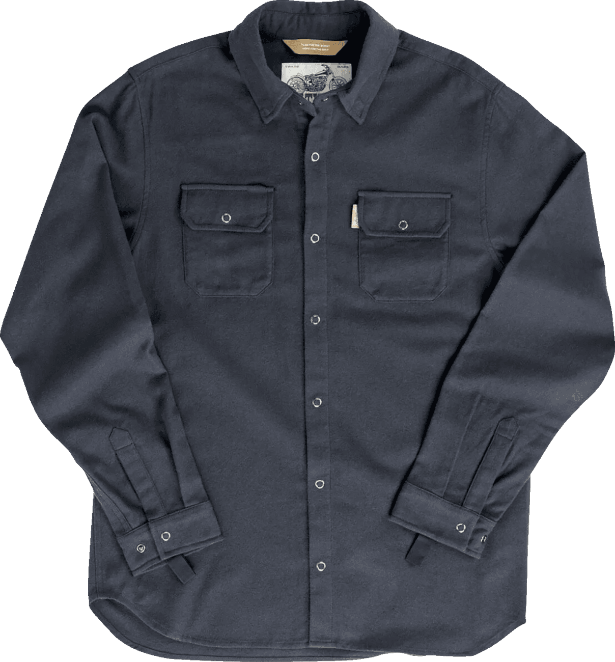 BILTWELL 3040-3452 HI Test Flannel Shirt - Black - Large