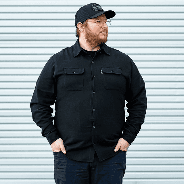 BILTWELL 3040-3454 HI Test Flannel Shirt - Black - 2XL — image 6 of 6