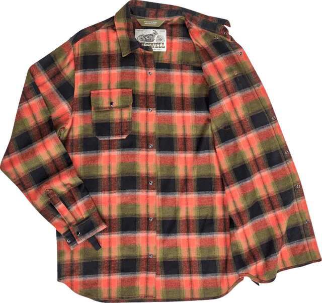 BILTWELL 3040-3458 HI Test Flannel Shirt - Rust - Large — image 2 of 5