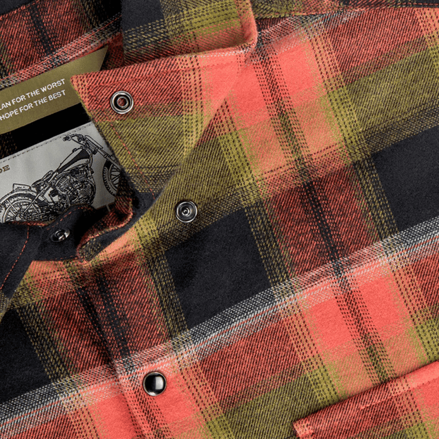 BILTWELL 3040-3459 HI Test Flannel Shirt - Rust - XL — image 5 of 5