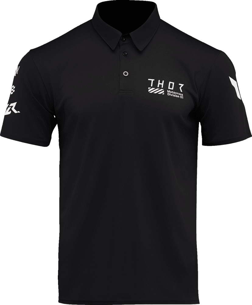 THOR 3040-3481 Corpo Polo Shirt - Black - Large — image 1 of 2