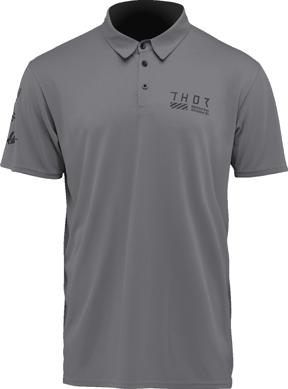 THOR 3040-3486 Corpo Polo Shirt - Gray - XL