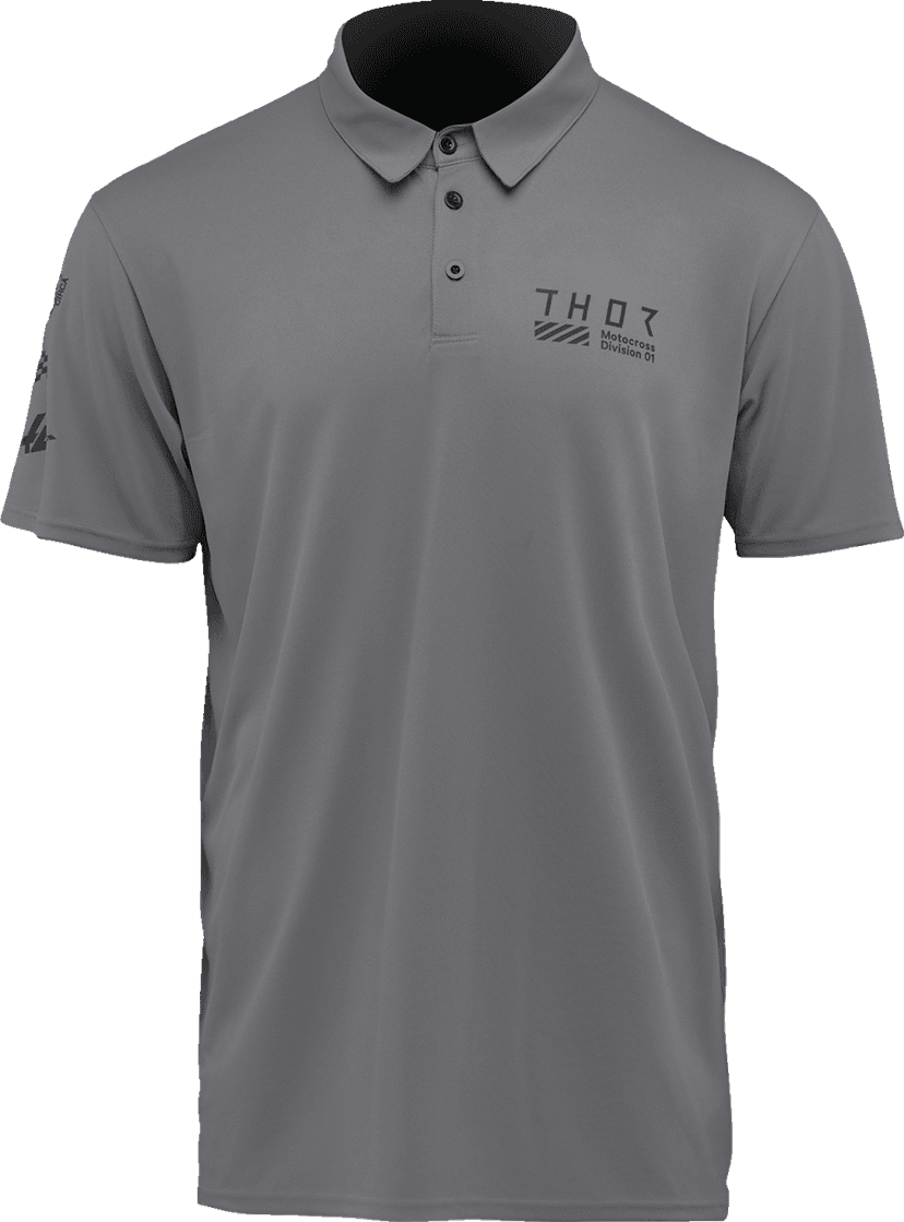 THOR 3040-3486 Corpo Polo Shirt - Gray - XL — image 1 of 2