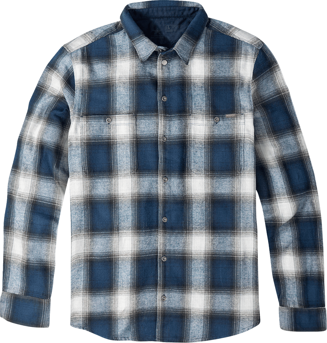 AMERICAN BIKER 3040-3518 American Biker Mr Piston Flannel Shirt - Blue - 4XL