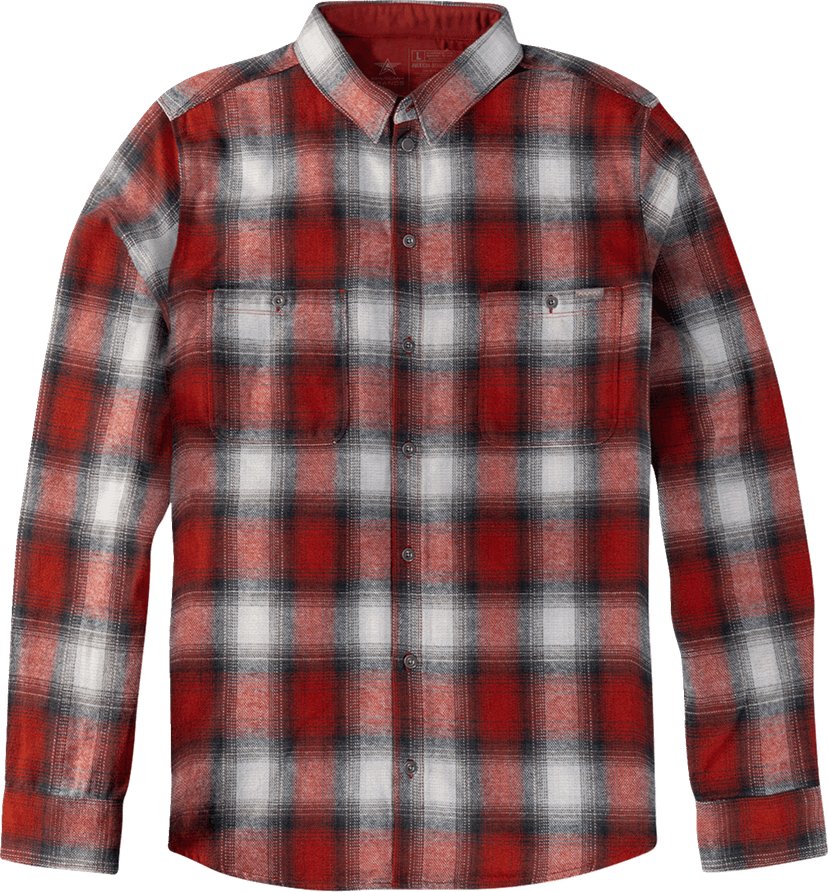 AMERICAN BIKER 3040-3519 American Biker Mr Piston Flannel Shirt - Red - Small — image 1 of 2