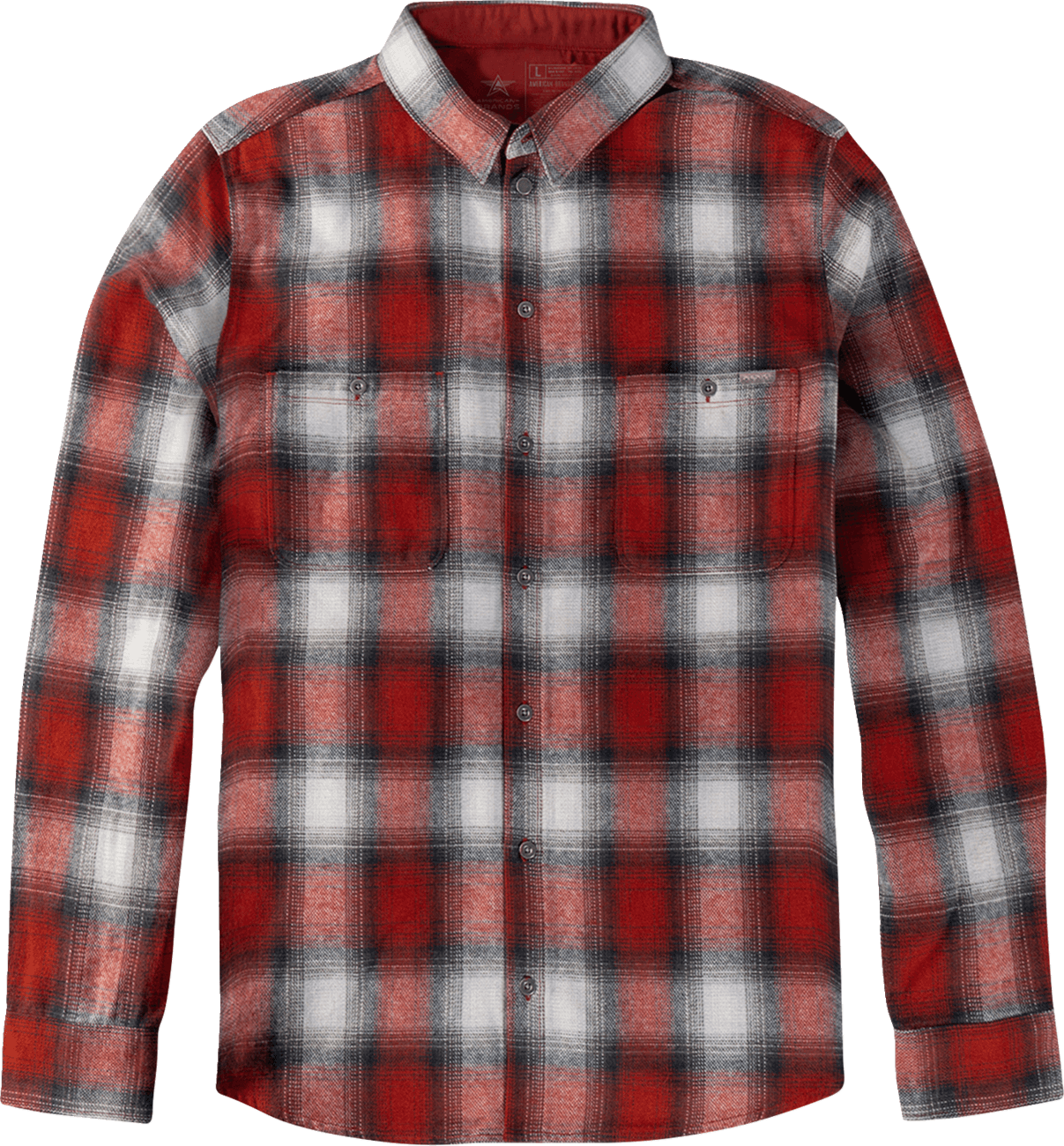 AMERICAN BIKER 3040-3520 American Biker Mr Piston Flannel Shirt - Red - Medium