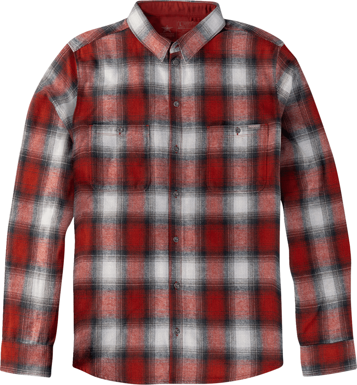 AMERICAN BIKER 3040-3523 American Biker Mr Piston Flannel Shirt - Red - 2XL