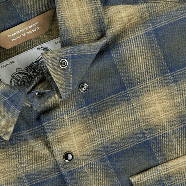 BILTWELL 3040-3558 HI Test Flannel Shirt - Moss - Large — image 6 of 7