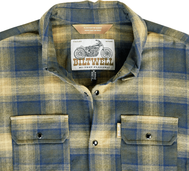 BILTWELL 3040-3559 HI Test Flannel Shirt - Moss - XL — image 4 of 7
