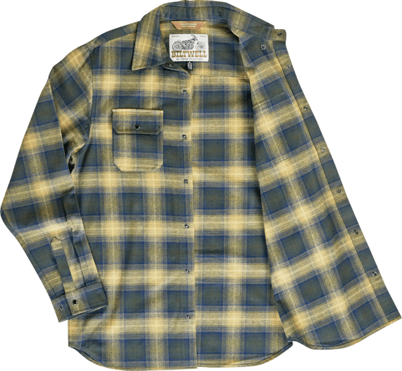 BILTWELL 3040-3561 HI Test Flannel Shirt - Moss - 3XL — image 3 of 7