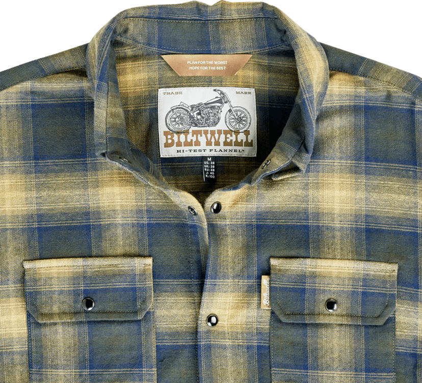 BILTWELL 3040-3561 HI Test Flannel Shirt - Moss - 3XL — image 4 of 7