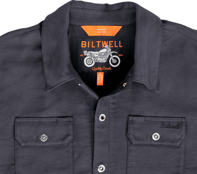 BILTWELL 3040-3563 El Dorado Shirtjack - Black - Large — image 4 of 7