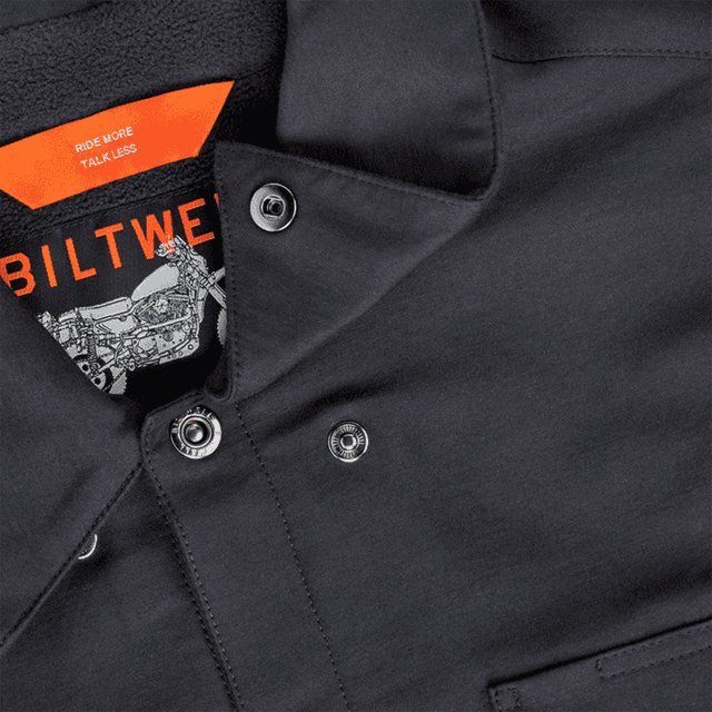 BILTWELL 3040-3564 El Dorado Shirtjack - Black - XL — image 6 of 7