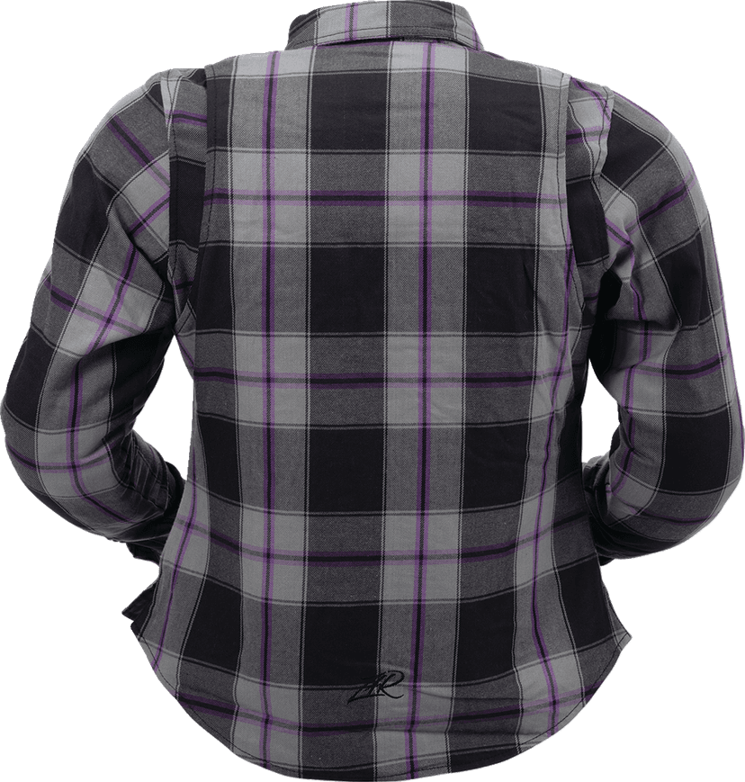 Z1R 3041-0677 Women's Ashwood Flannel - Purple - Small — image 2 of 2