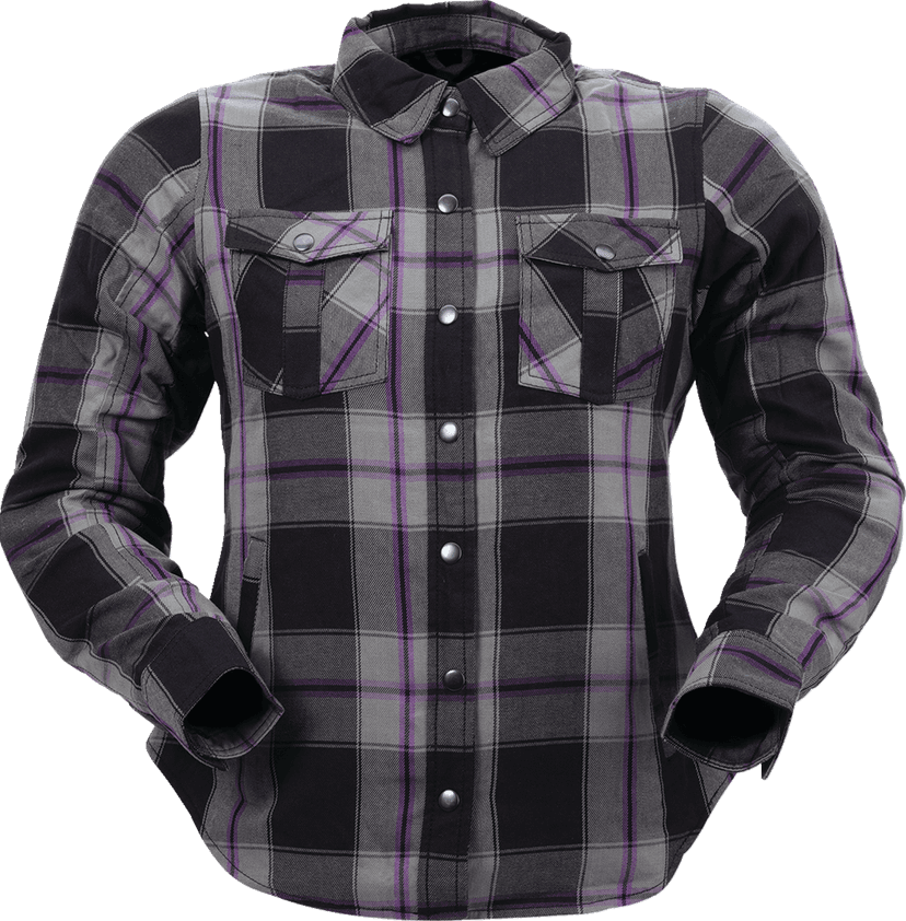 Z1R 3041-0681 Women's Ashwood Flannel - Purple - 1W — image 1 of 2