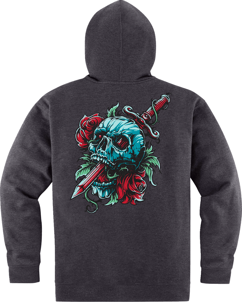 ICON 3050-6388 Omnicrux Zip Fleece Hoodie - Black - Medium — image 2 of 2