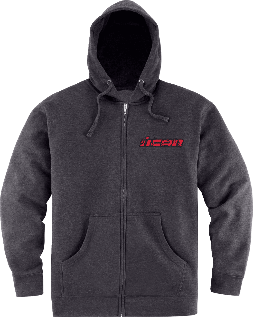 ICON 3050-6388 Omnicrux Zip Fleece Hoodie - Black - Medium