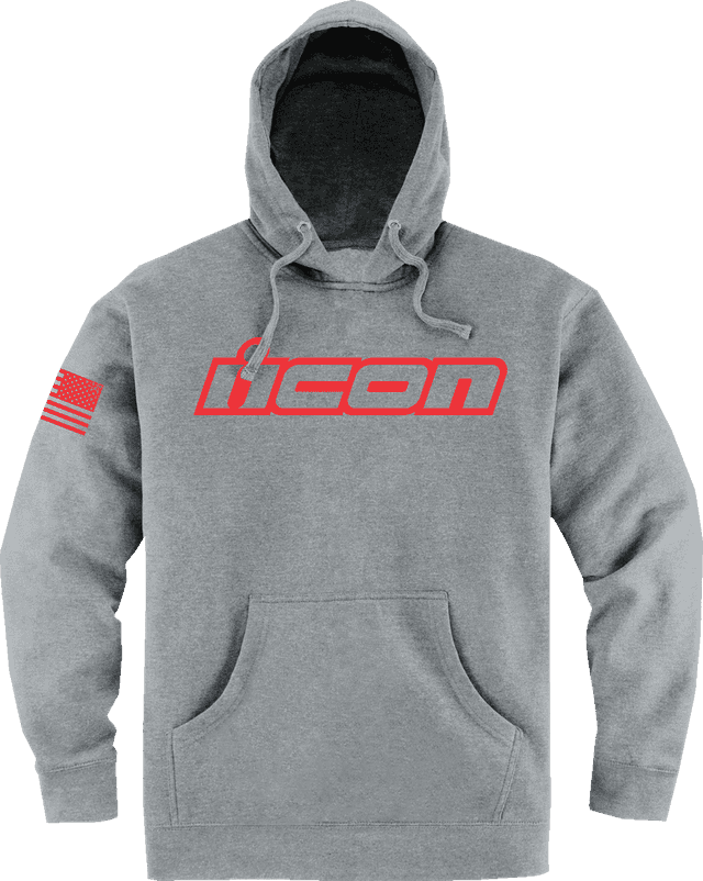 ICON 3050-6528 Clasicon™ Hoodie - Heather Gray - Medium